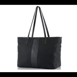 Black Nylon Tote Bag